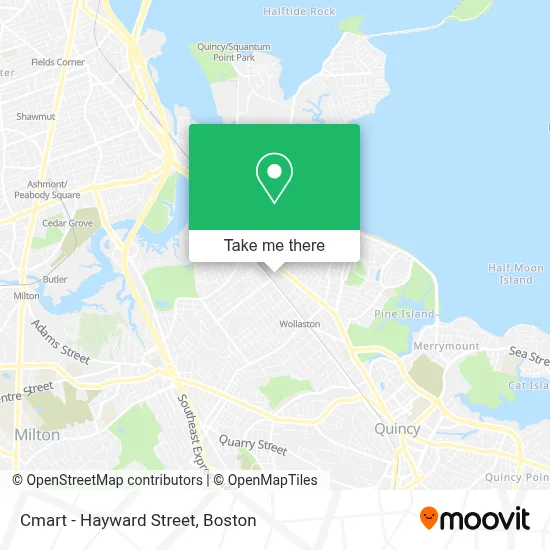 Cmart - Hayward Street map