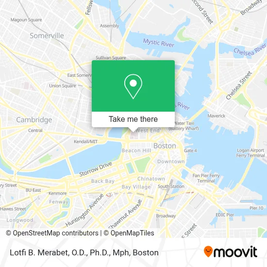 Lotfi B. Merabet, O.D., Ph.D., Mph map