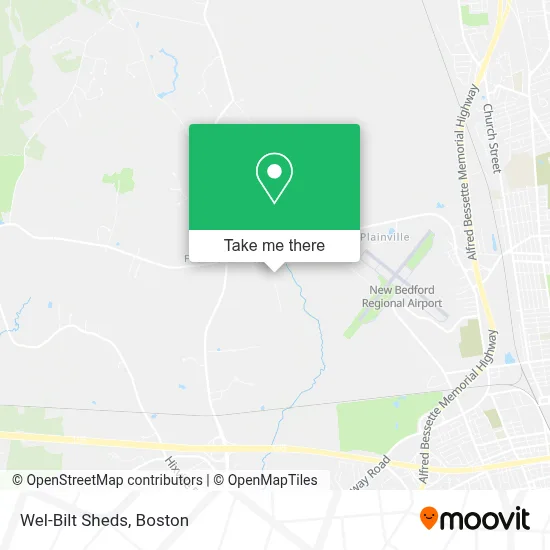 Wel-Bilt Sheds map