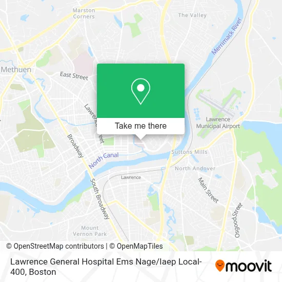 Lawrence General Hospital Ems Nage / Iaep Local-400 map