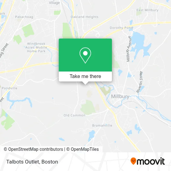 Talbots Outlet map