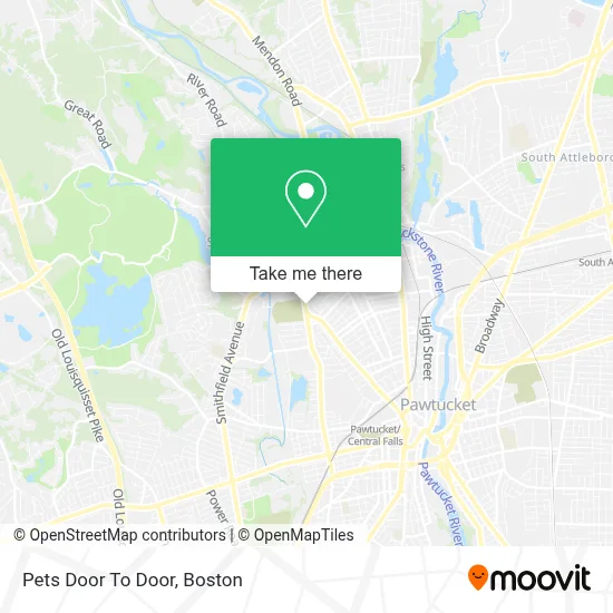 Pets Door To Door map