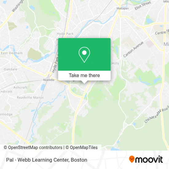 Pal - Webb Learning Center map