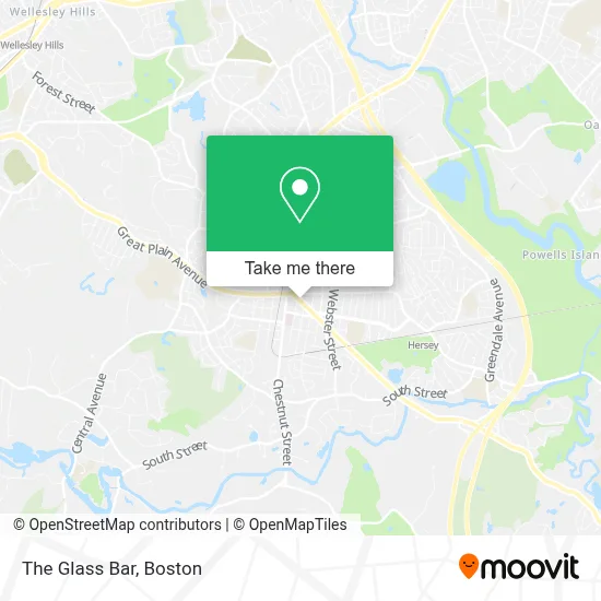 The Glass Bar map