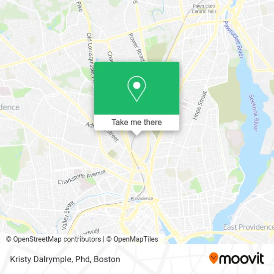 Kristy Dalrymple, Phd map