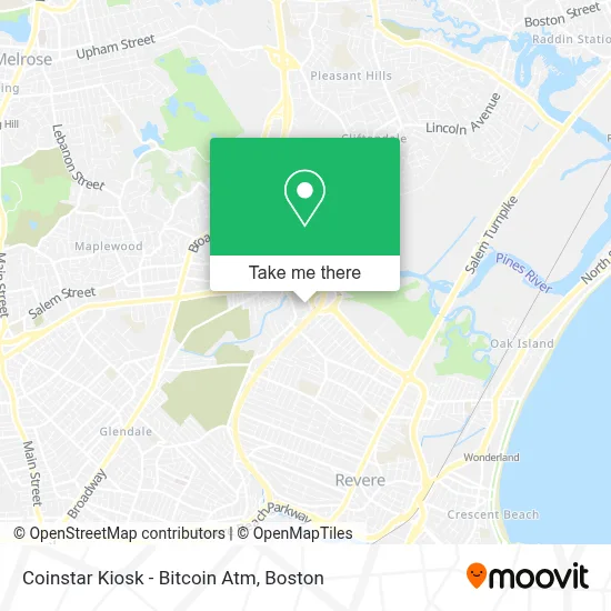 Coinstar Kiosk - Bitcoin Atm map