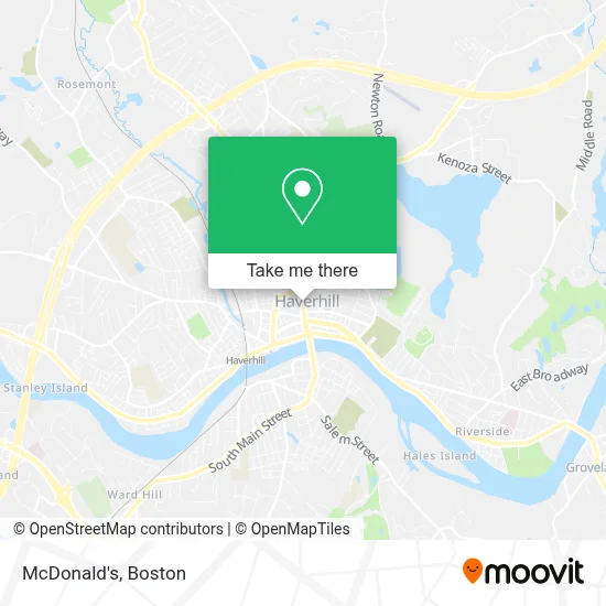 Mcdonald's map