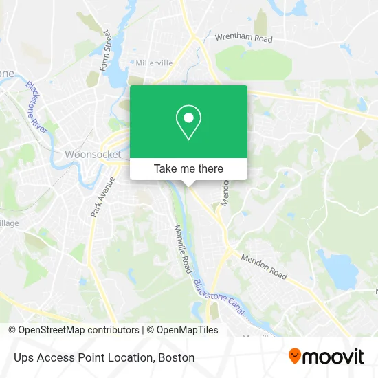 Ups Access Point Location map