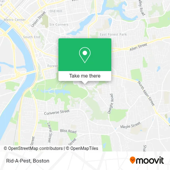 Rid-A-Pest map