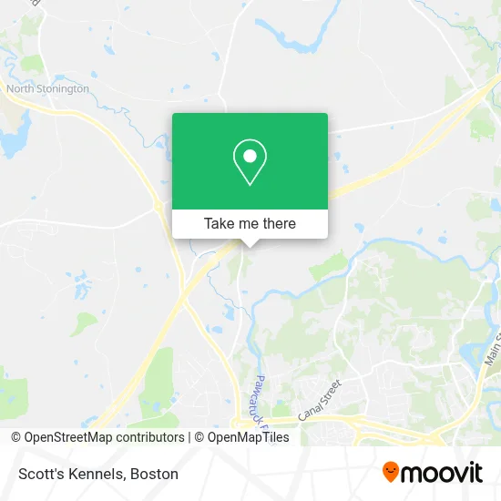 Scott's Kennels map