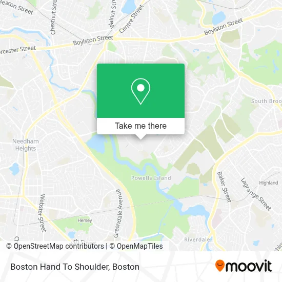Boston Hand To Shoulder map