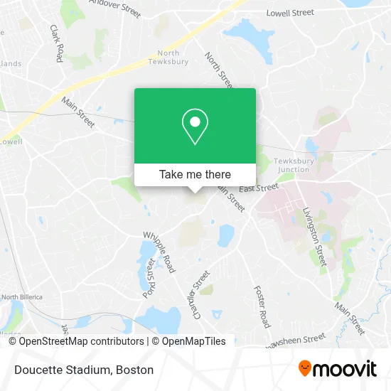 Doucette Stadium map