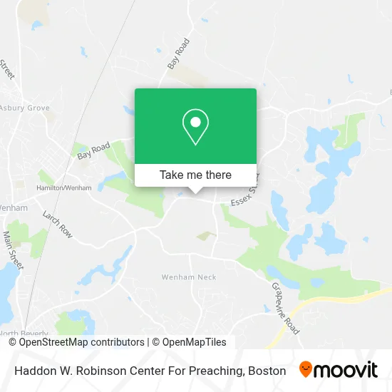 Haddon W. Robinson Center For Preaching map