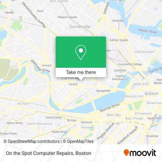 On the Spot Computer Repairs map
