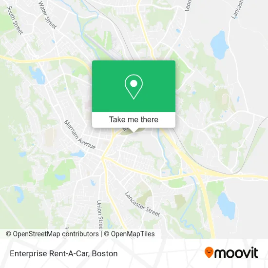 Enterprise Rent-A-Car map