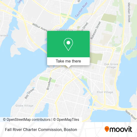Fall River Charter Commission map