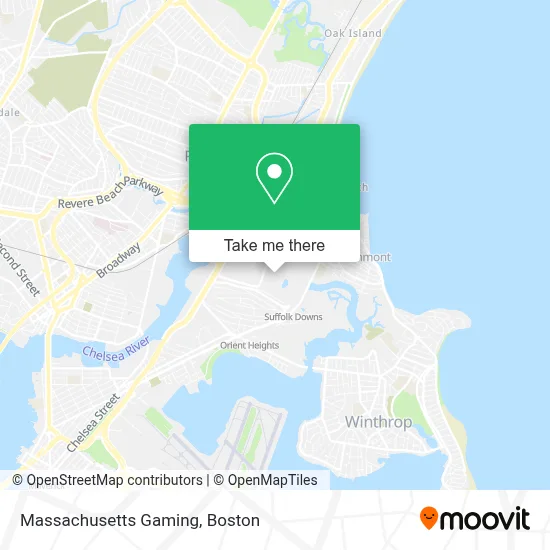 Massachusetts Gaming map