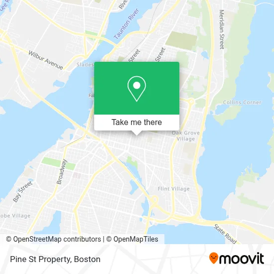 Pine St Property map