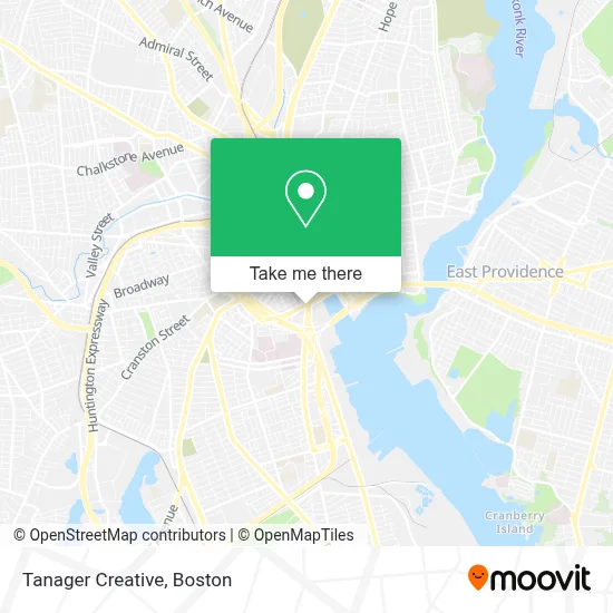 Tanager Creative map