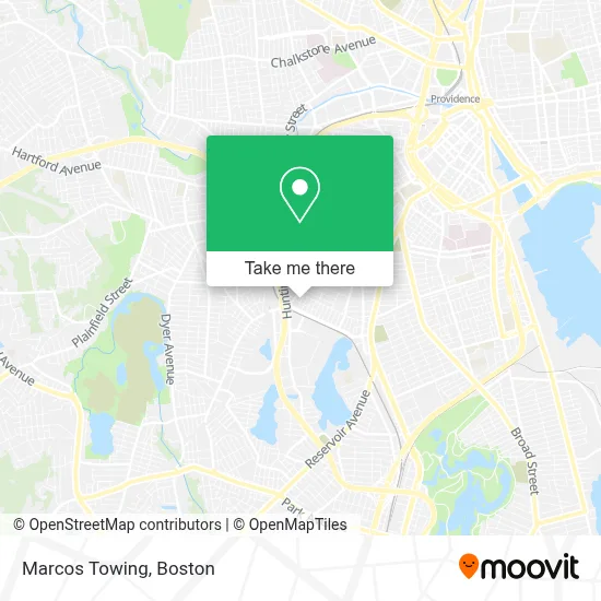 Marcos Towing map