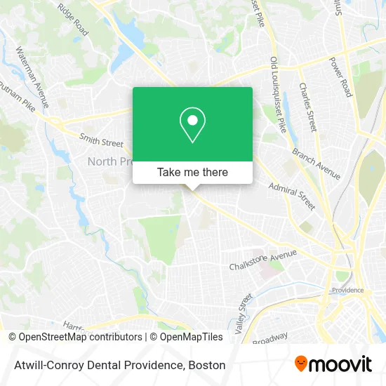 Atwill-Conroy Dental Providence map