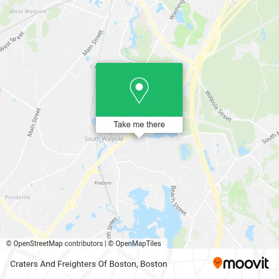 Craters And Freighters Of Boston map