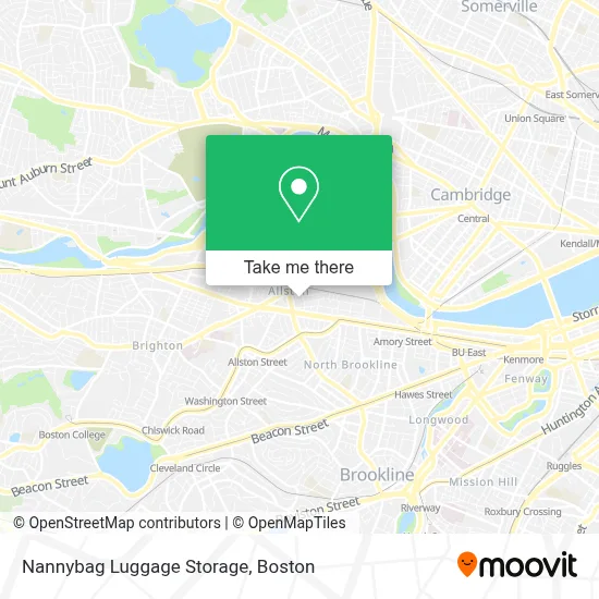 Nannybag Luggage Storage map
