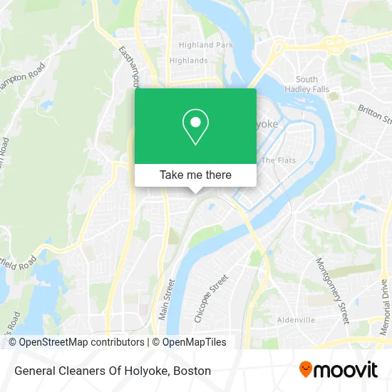 General Cleaners Of Holyoke map