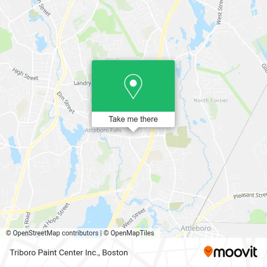 Triboro Paint Center Inc. map