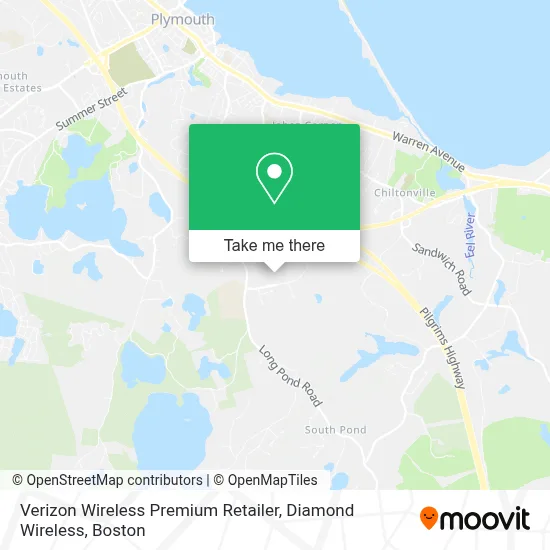 Verizon Wireless Premium Retailer, Diamond Wireless map