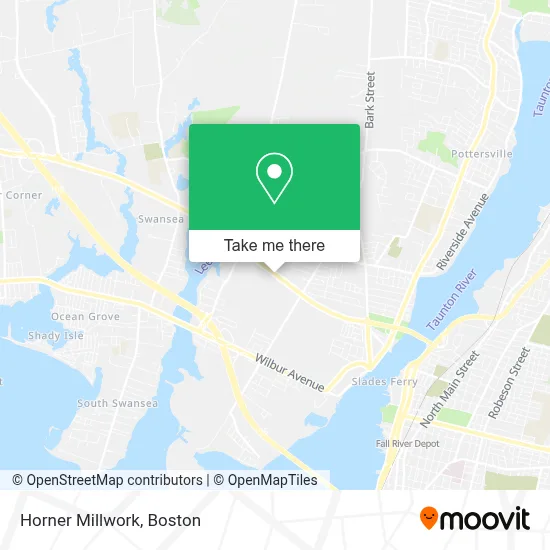 Horner Millwork map