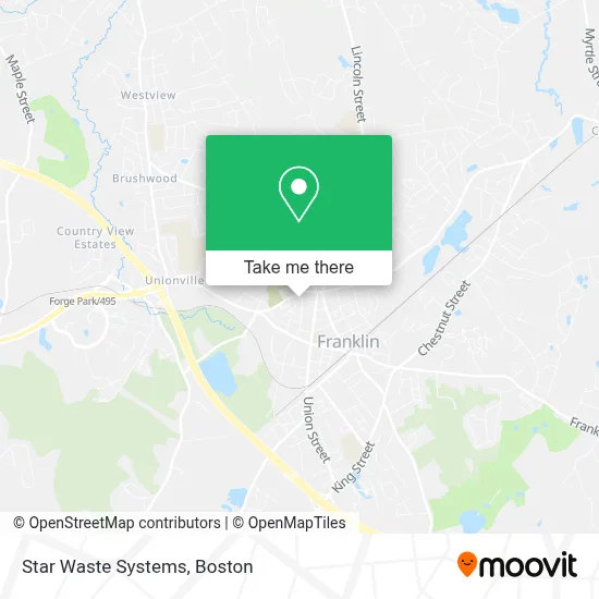 Star Waste Systems map