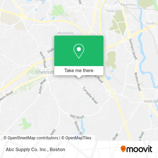 Abc Supply Co. Inc. map