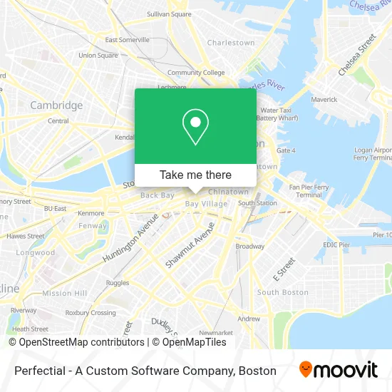Perfectial - A Custom Software Company map