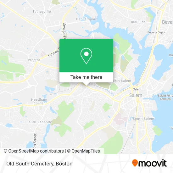 Old South Cemetery map
