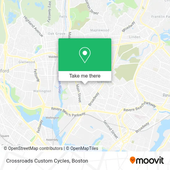 Crossroads Custom Cycles map