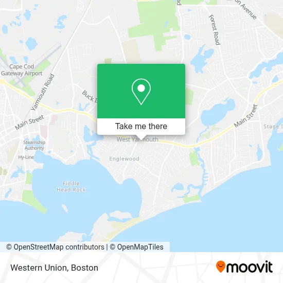 Western Union map