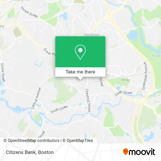 Citizens Bank map