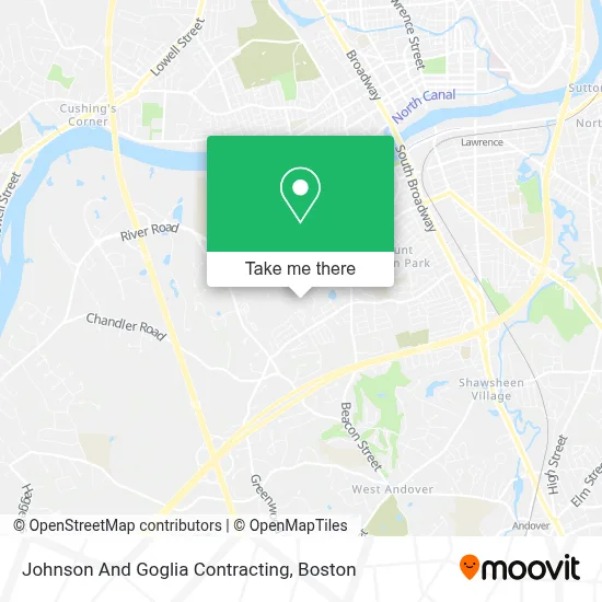 Johnson And Goglia Contracting map