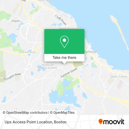 Ups Access Point Location map