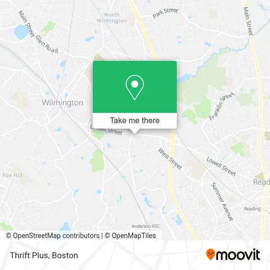 Thrift Plus map