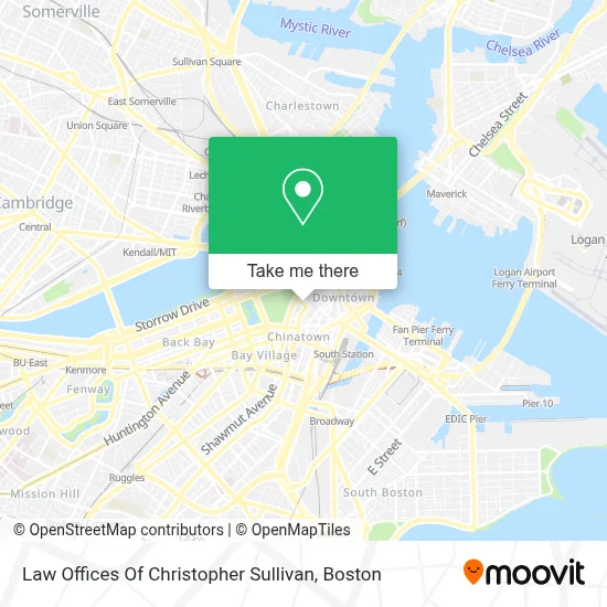 Law Offices Of Christopher Sullivan map