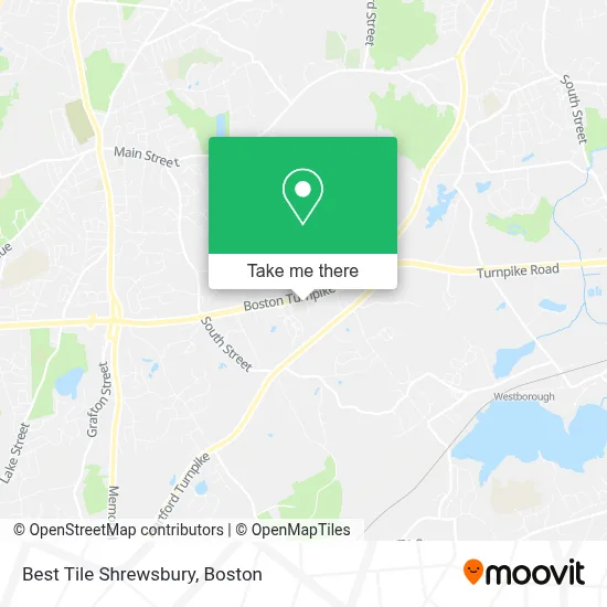 Best Tile Shrewsbury map