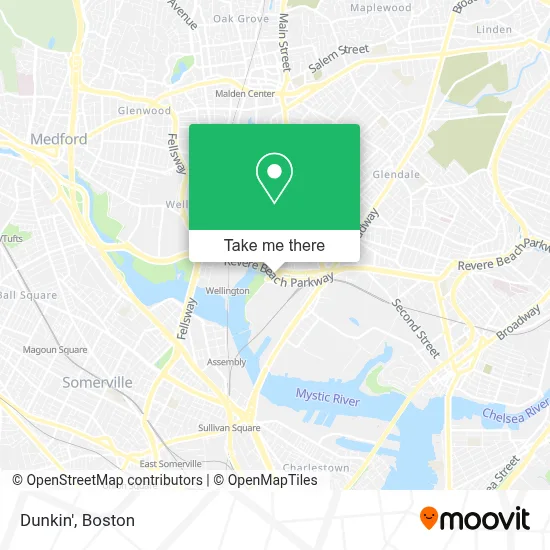 Dunkin' map