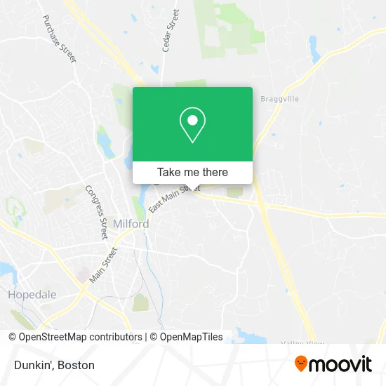 Dunkin' map