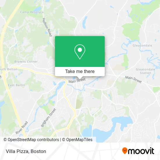 Villa Pizza map