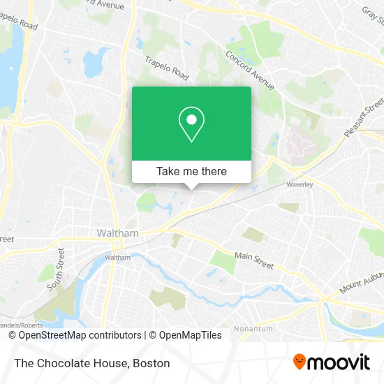 The Chocolate House map