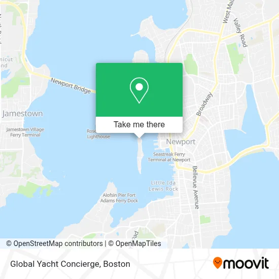 Global Yacht Concierge map