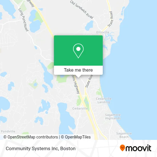 Community Systems Inc map