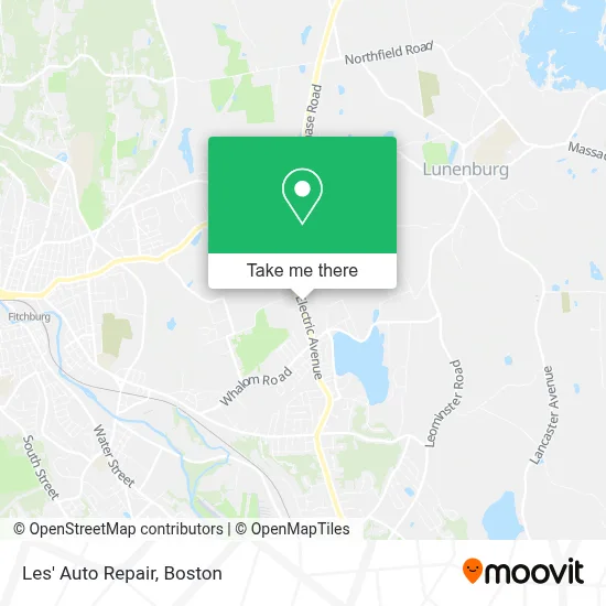 Les' Auto Repair map
